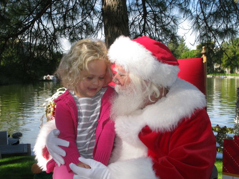 Santa at Christmas Island 2014