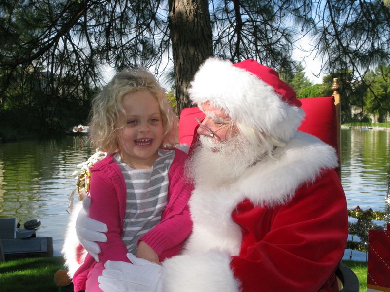 Santa at Christmas Island 2014