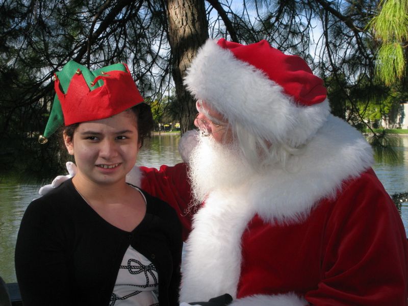 Santa at Christmas Island 2014