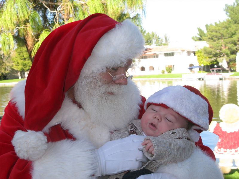 Santa at Christmas Island 2014