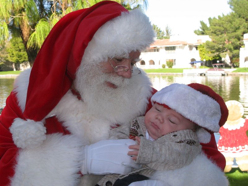 Santa at Christmas Island 2014