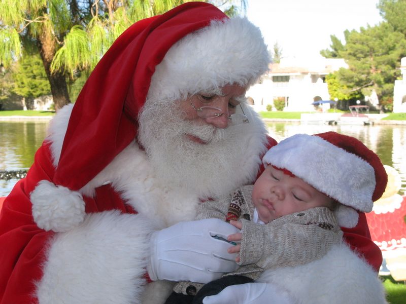 Santa at Christmas Island 2014