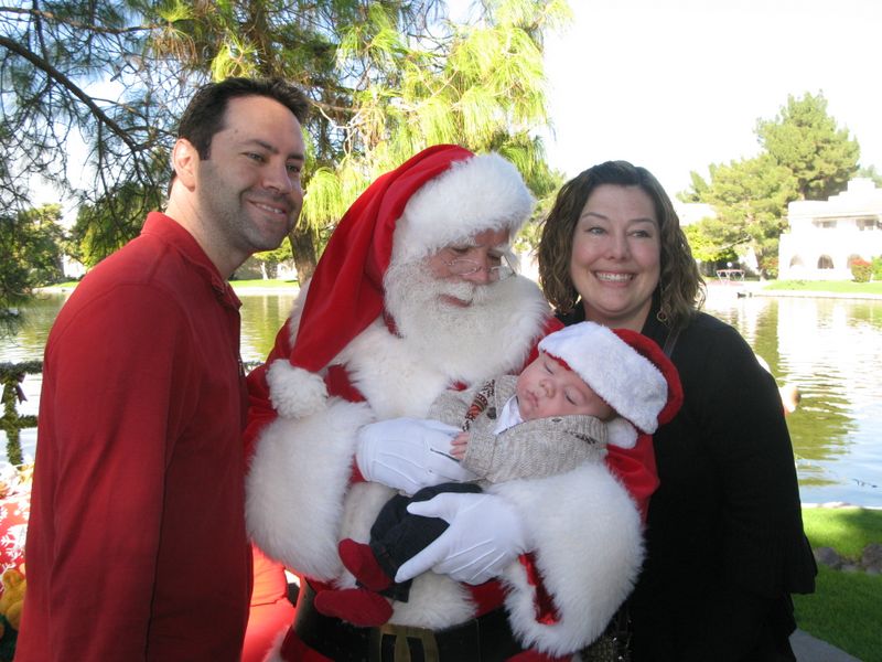 Santa at Christmas Island 2014