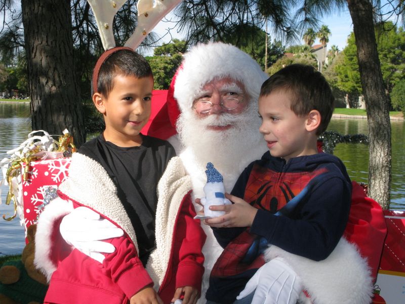 Santa at Christmas Island 2014