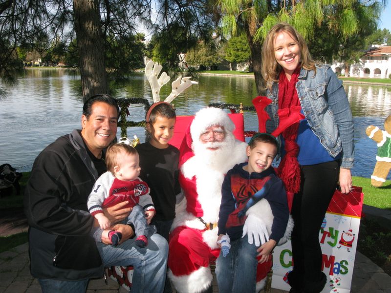 Santa at Christmas Island 2014