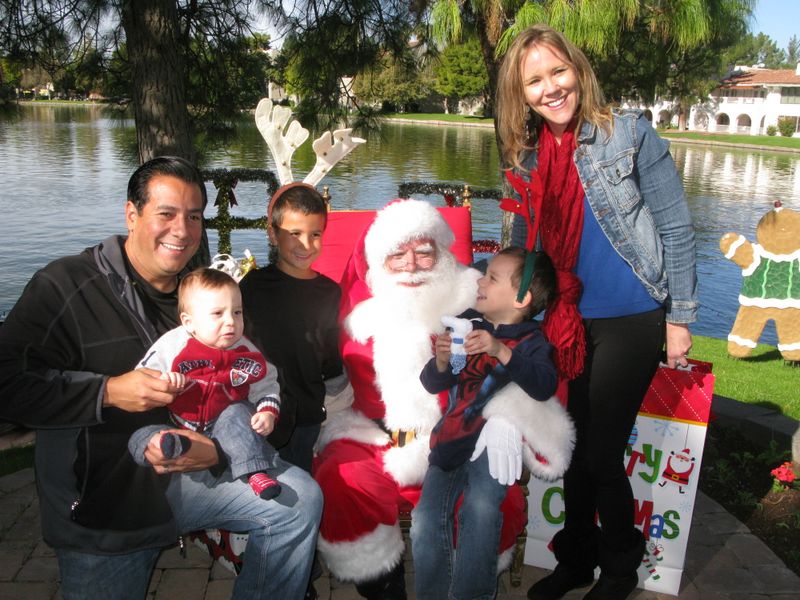 Santa at Christmas Island 2014