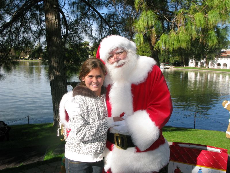 Santa at Christmas Island 2014