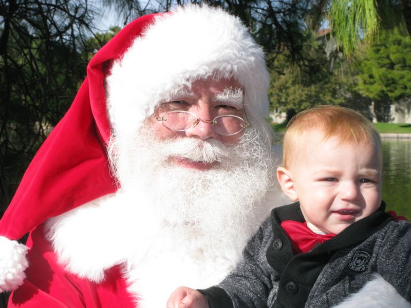 Santa at Christmas Island 2014