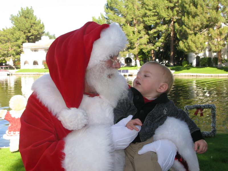 Santa at Christmas Island 2014