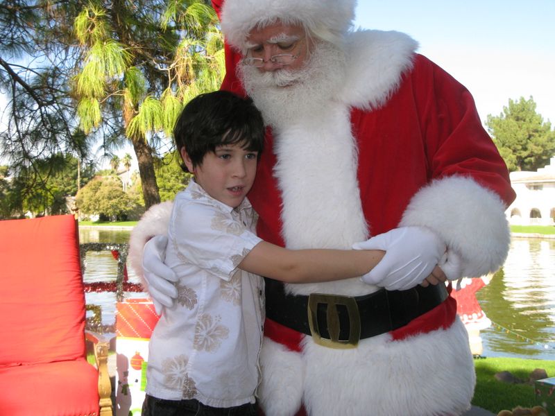 Santa at Christmas Island 2014