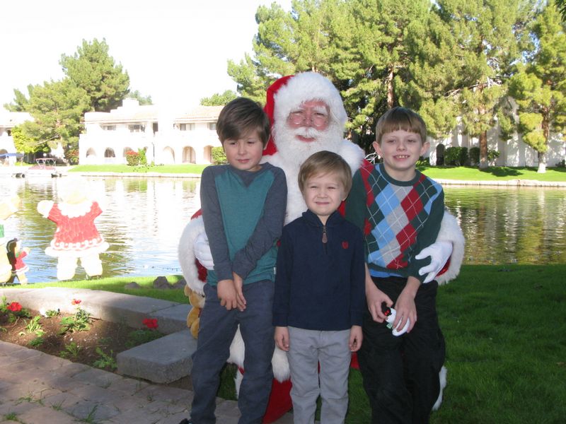 Santa at Christmas Island 2014