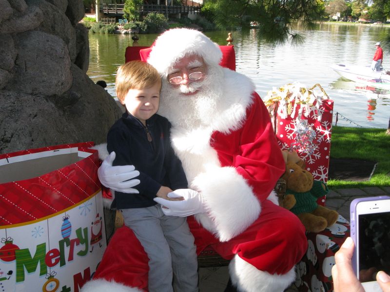 Santa at Christmas Island 2014