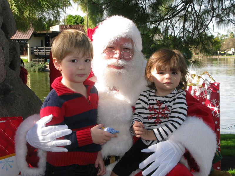 Santa at Christmas Island 2014