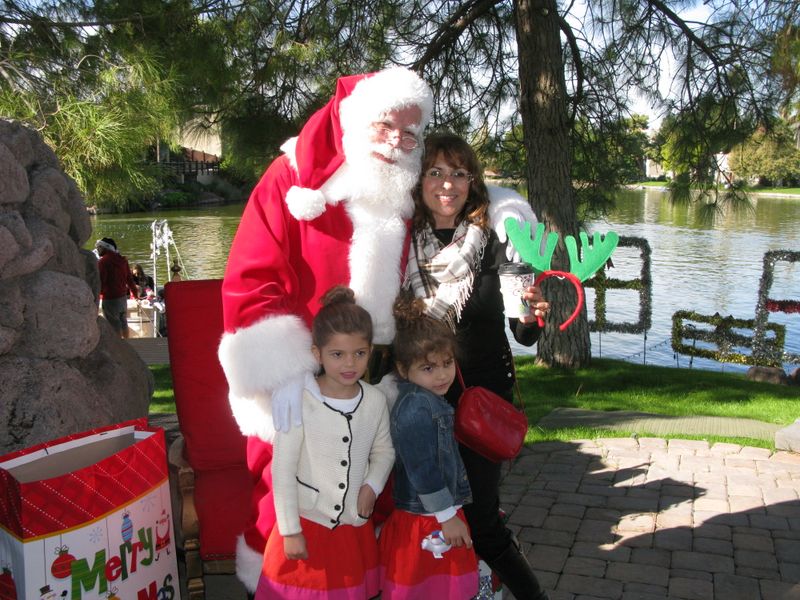 Santa at Christmas Island 2014