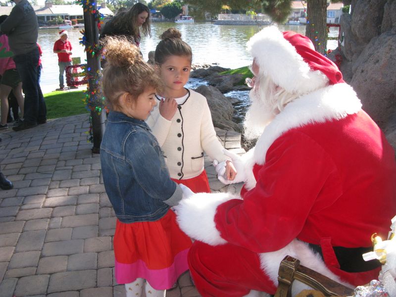 Santa at Christmas Island 2014