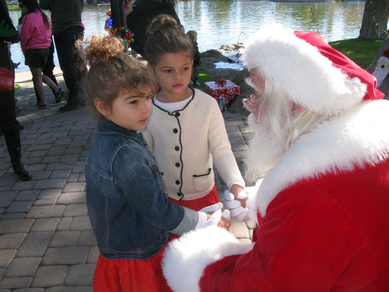 Santa at Christmas Island 2014