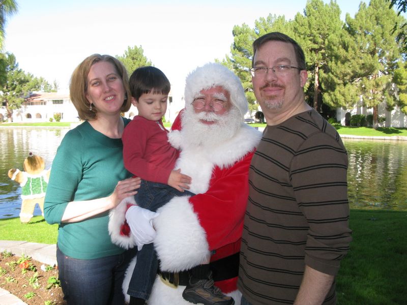 Santa at Christmas Island 2014