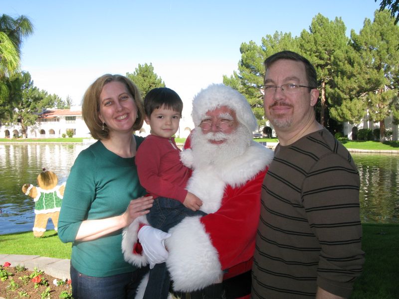 Santa at Christmas Island 2014