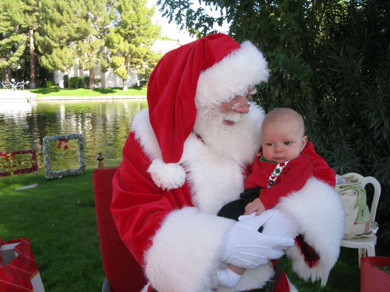 Santa at Christmas Island 2014