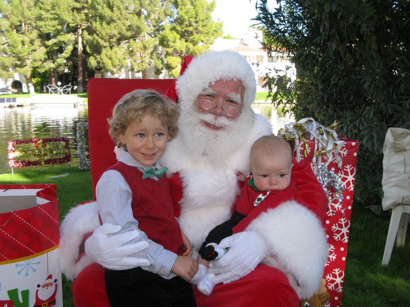 Santa at Christmas Island 2014