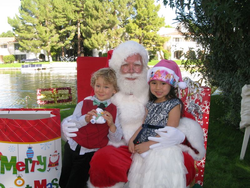 Santa at Christmas Island 2014