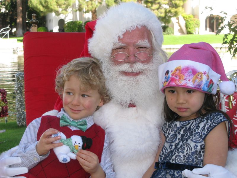 Santa at Christmas Island 2014