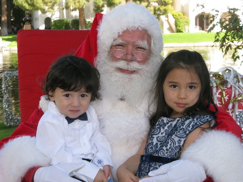 Santa at Christmas Island 2014