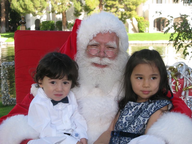 Santa at Christmas Island 2014