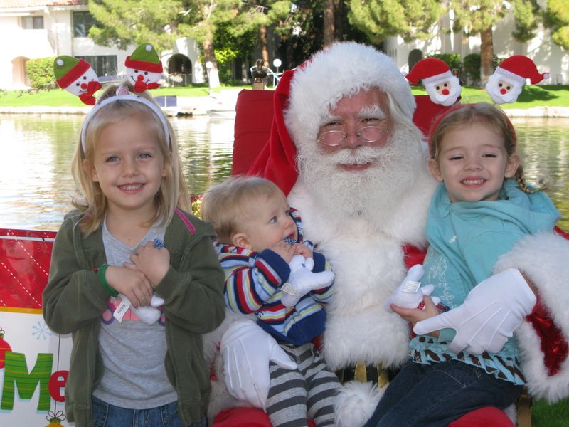 Santa at Christmas Island 2014