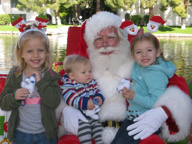 Santa at Christmas Island 2014