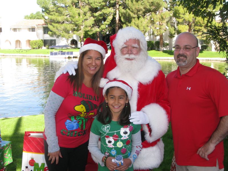 Santa at Christmas Island 2014