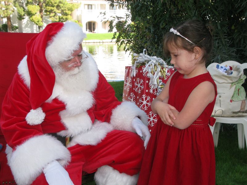 Santa at Christmas Island 2014