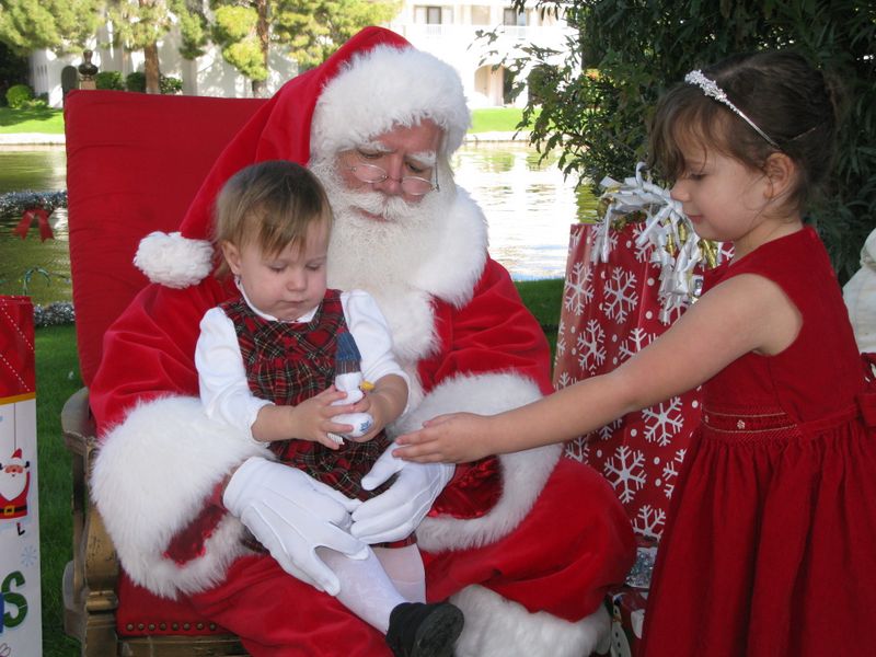 Santa at Christmas Island 2014