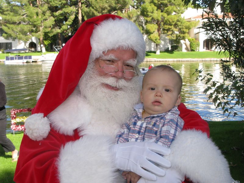 Santa at Christmas Island 2014