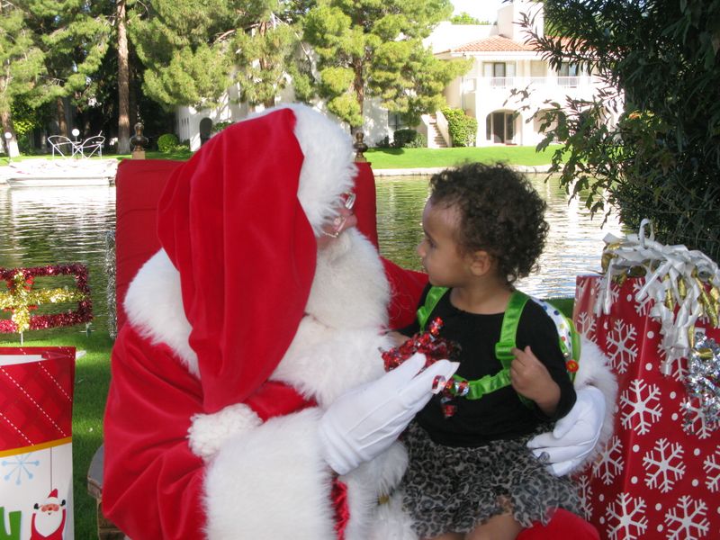 Santa at Christmas Island 2014