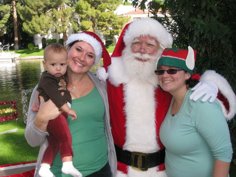 Santa at Christmas Island 2014