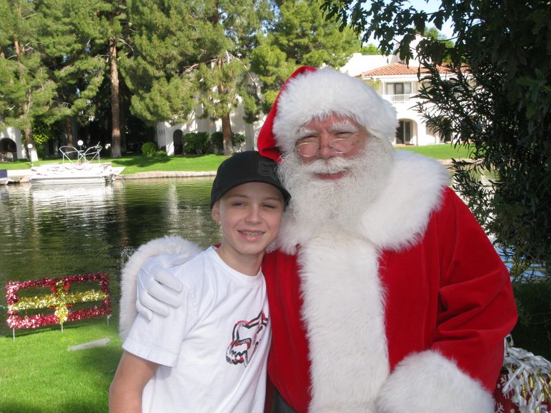 Santa at Christmas Island 2014