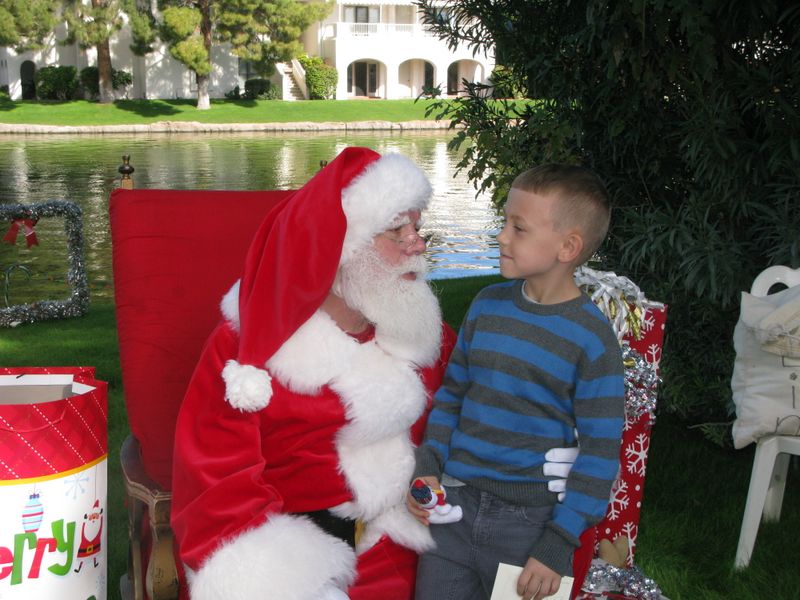 Santa at Christmas Island 2014