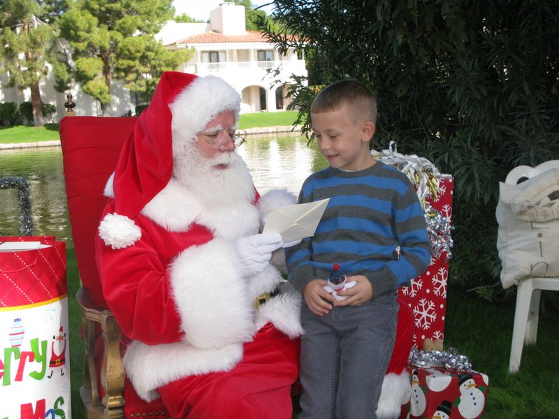 Santa at Christmas Island 2014