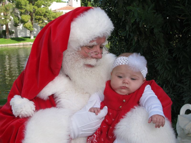 Santa at Christmas Island 2014