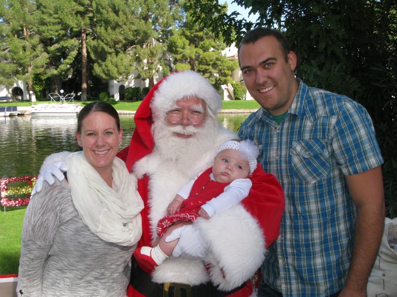 Santa at Christmas Island 2014