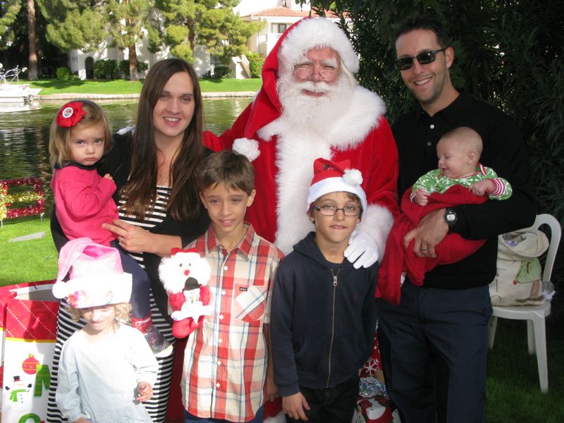 Santa at Christmas Island 2014