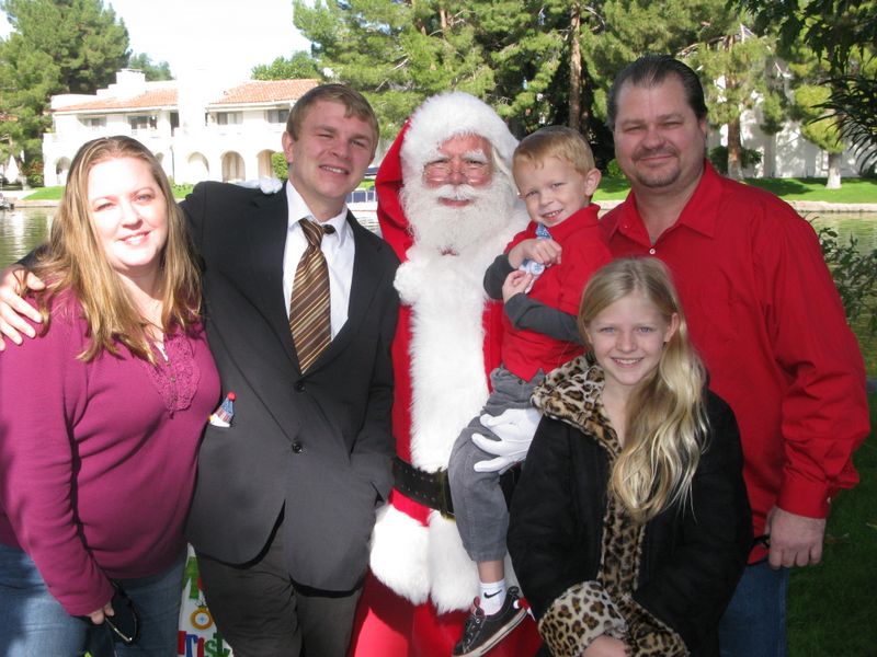 Santa at Christmas Island 2014