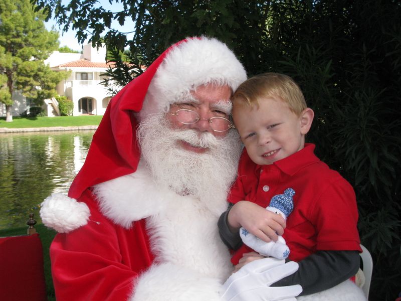 Santa at Christmas Island 2014