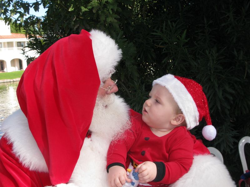 Santa at Christmas Island 2014