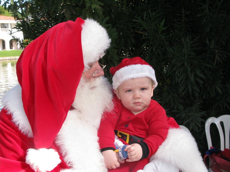 Santa at Christmas Island 2014