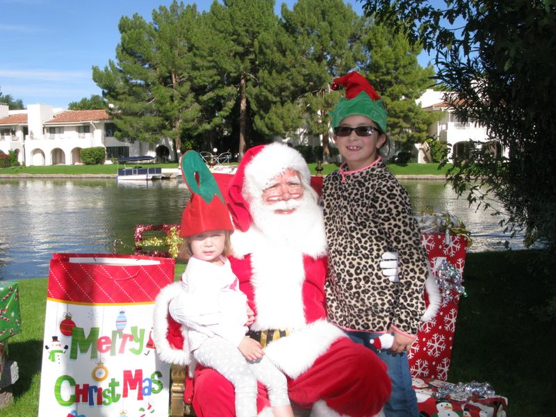 Santa at Christmas Island 2014