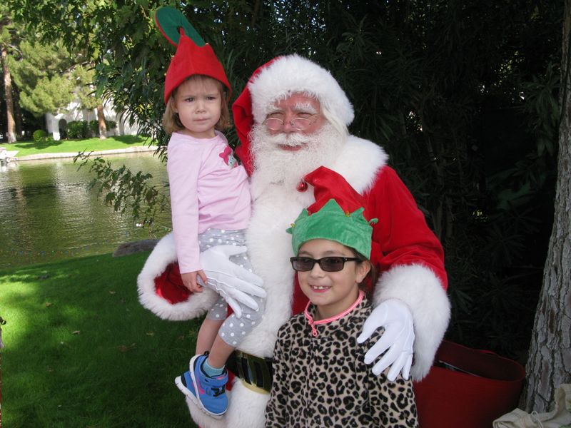 Santa at Christmas Island 2014