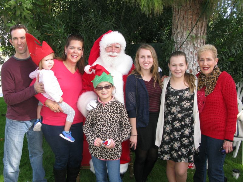 Santa at Christmas Island 2014