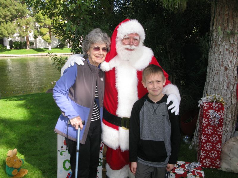 Santa at Christmas Island 2014